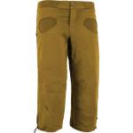 Pantalons de sport E9 marron caramel respirants stretch Taille S look fashion pour homme 