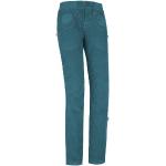 Pantalons de randonnée E9 turquoise en coton Taille M look fashion pour femme 