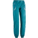 Pantalons de randonnée E9 turquoise en coton Taille S look fashion 