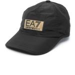 Ea7 Emporio Armani casquette à logo appliqué - Noir
