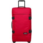 Valises cabine Eastpak Tranverz rouges en polyester look fashion 78L en promo 