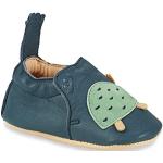 Chaussures Easy peasy bleues en cuir à motif tortues en cuir look fashion pour bébé 