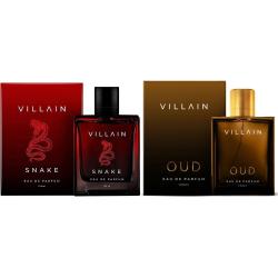 Coffret Eau de Parfum Serpent et Oud (100 ml + 100 ml), Ensemble d'eau de parfum Snake & Oud, Villain