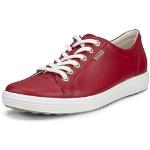 Chaussures Ecco rouges en cuir légères look fashion pour femme 