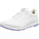 Chaussures de golf Ecco Biom blanches étanches look fashion pour femme 
