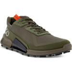 Chaussures de randonnée Ecco Biom vertes en caoutchouc en gore tex Pointure 40 look fashion pour homme en promo 