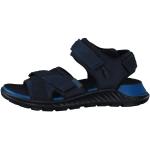 Sandales plates Ecco Exowrap bleu nuit en microfibre réflechissantes Pointure 42 look fashion pour homme 