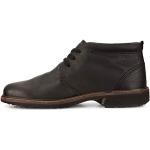 Desert boots Ecco Turn noires en gore tex imperméables Pointure 47 look casual pour homme en promo 