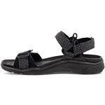 Sandales plates Ecco X-Trinsic noires en caoutchouc Pointure 46 look fashion pour homme 