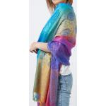 Pashminas multicolores à motif paisley classiques pour femme 