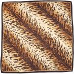 Foulards léopard marron à effet léopard à motif animaux look vintage 