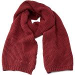 Écharpes Fawler rouge bordeaux en laine pour homme 