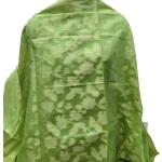 Écharpes en soie vert clair style ethnique pour femme 