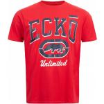 T-shirts à imprimés Ecko rouges à manches courtes à col rond Taille S pour homme 