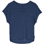 Ecoalf ANIALF T-Shirt Woman Femme, Blue Indigo, 00XS