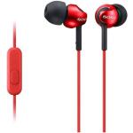 Casques intra-auriculaires Sony rouges 