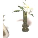 Vases en verre vert olive en verre de 20 cm modernes 