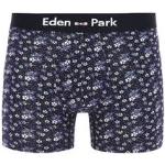 Boxers Eden Park bleus à fleurs Taille S pour femme 