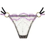 Strings violets en coton Taille L pour femme en promo 