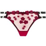 Strings rouge rubis en coton métalliques Taille XXL pour femme en promo 