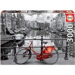 Puzzles Educa à motif Amsterdam 3.000 pièces plus de 12 ans en promo 