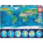 Puzzles Educa imprimé carte du monde 1.000 pièces en promo 