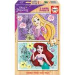 Puzzles princesse Educa en bois Disney Princess 