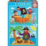Educa - Miraculous Ladybug. 2 Puzzles Enfant Bois de 50 pièces. +4