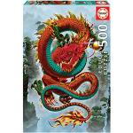 Puzzles Educa 500 pièces de dragons de 9 à 12 ans 