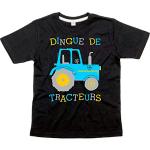 T-shirts à manches courtes Edward Sinclair noirs en coton à motif tracteurs Taille 3 ans look fashion pour garçon de la boutique en ligne Amazon.fr 