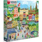 Puzzles de paysage à motif ville 1.000 pièces 