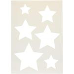 Efco Pochoir étoiles 6 Designs, Plastique, Transparent, A5