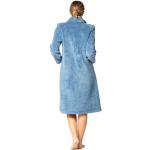 Robes de chambre boutonnées bleues Taille L look fashion pour femme 