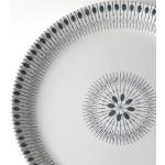 Assiettes en céramique blanches en céramique diamètre 24 cm modernes 