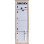 Eglo, Tableau d'affichage, Tableau magnétique/d'écriture "Memo" nature (60 x 20 cm)