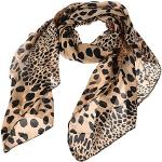 Foulards léopard à effet léopard en mousseline Tailles uniques look fashion pour femme 