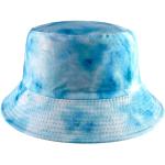 Chapeaux bleus à motif tie-dye 58 cm look fashion pour femme 