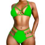 Bas de bikini verts Taille M look fashion pour femme 