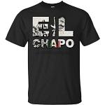 El Chapo Guzman T-Shirt Sinaloa Cartel Sicario Hitman Mexican Flag Gangster New Unique Tee Shirt Color T-Shirts à Manches Courtes(Small)