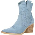 Bottines western & bottines cowboy Elara bleues Pointure 41 look fashion pour femme en promo 
