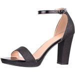 Chaussures montantes Elara noires à strass Pointure 37 look business pour femme 