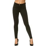 Jeans taille haute Elara noirs en viscose Taille XS look fashion pour femme en promo 