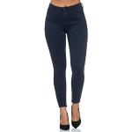 Elara Jeans Femme Taille Haute Skinny Slim Blanc 4