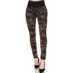 Pantalons skinny Elara camouflage Taille XXS look fashion pour femme 
