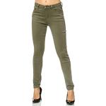 Pantalons classiques Elara verts Taille XXS look sportif pour femme 