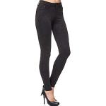 Pantalons classiques Elara gris stretch Taille XS look fashion pour femme 