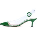 Sandales de soirée vertes Pointure 36 look fashion pour femme 