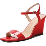 Sandales à talons rouges Pointure 43 look fashion pour femme 
