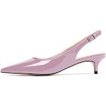 Chaussures d'été violet clair à kitten heel Pointure 44 look fashion pour femme 