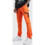 Pantalons cargo boohooMAN orange Taille XL pour homme 